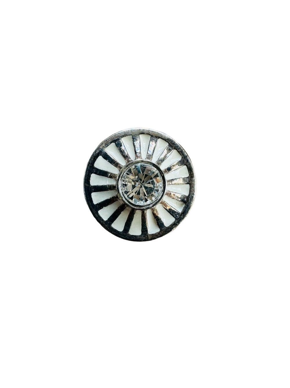 Kameleon Jewel Pop 925 Sterling pop insert white Spotlight KJP771 NEW Swarovski